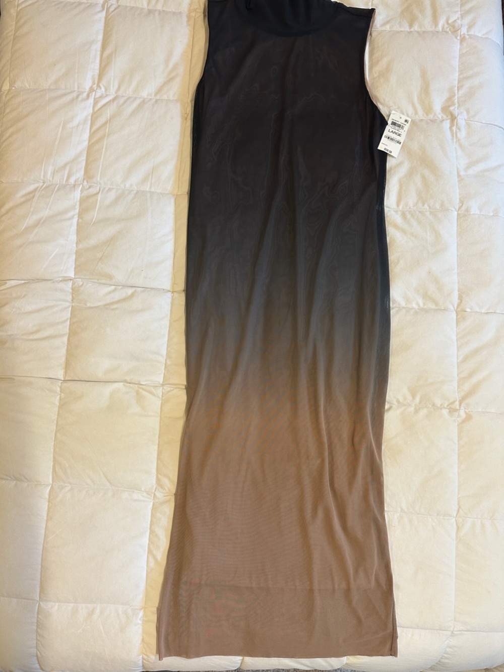 Bar III Ombre Maxi Skirt - Black to Brown